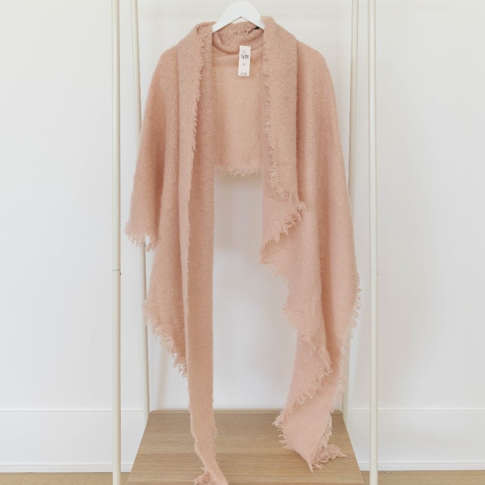 Anthropologie Pink/Rose Scarf - NEW